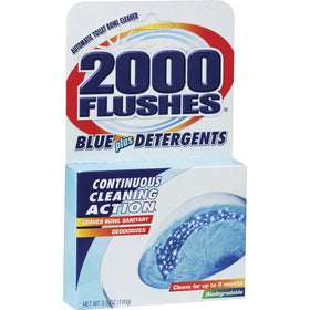 WD-40 2000 Flushes Automatic Toilet Bowl Cleaner, Blue, 12 / Carton, WDF201020CT