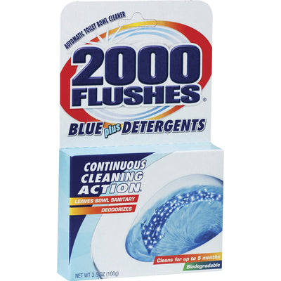 WD-40 2000 Flushes Automatic Toilet Bowl Cleaner, Blue, 12 / Carton, WDF201020CT