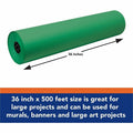 Dixon Ticonderoga Tru-Ray Construction Paper Art Roll, Festive Green, 1 Roll, PACP100592
