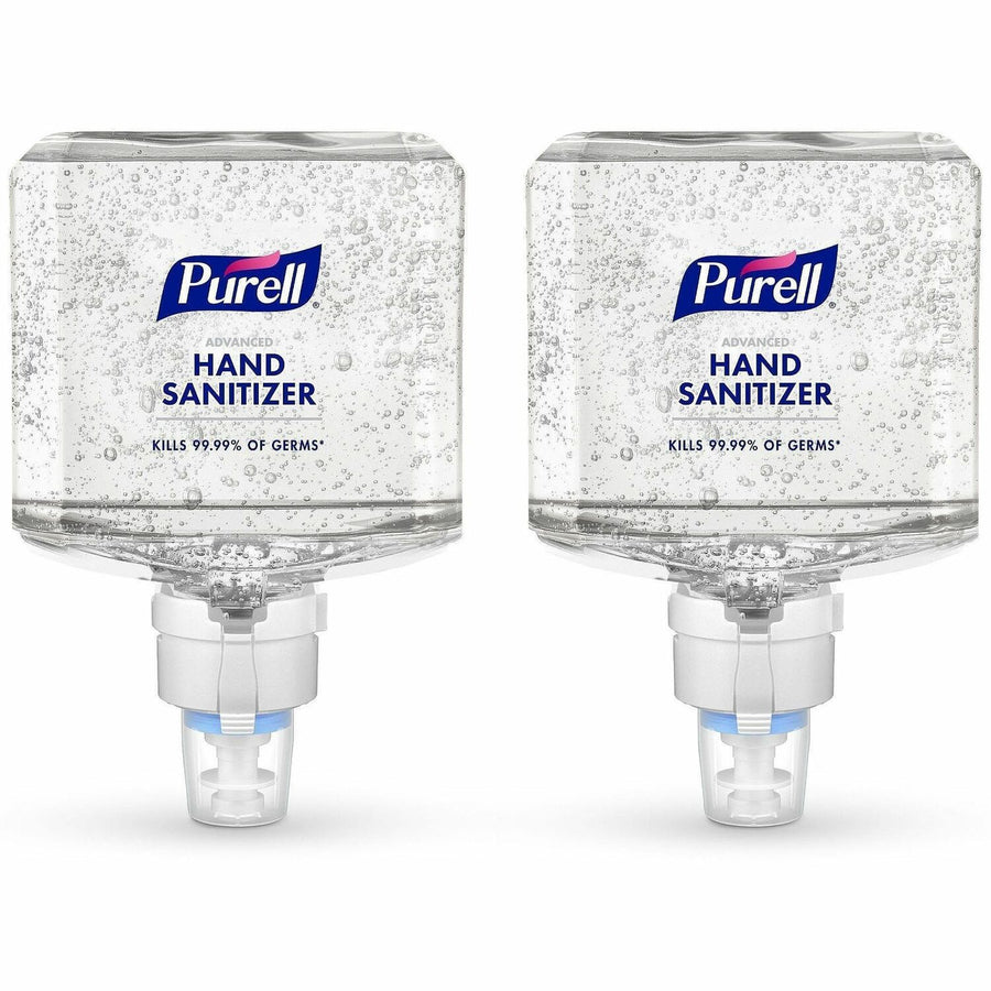 PURELL® ES8 Healthcare Hand Sanitizer Gel, Advanced, 6.2" x 9.8", Clear, Refillable, 2 / Carton, GOJ776302