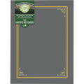 Geographics Letter Certificate Holder, Gray, 8 1/2" Width x 11" Length, 5 / Pack, GEO49114