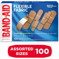 Johnson & Johnson Consumer . Band-Aid Flexible Fabric Adhesive Bandages, Beige, 100 / Box, JOJ115078