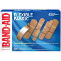 Johnson & Johnson Consumer . Band-Aid Flexible Fabric Adhesive Bandages, Beige, 100 / Box, JOJ115078