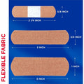 Johnson & Johnson Consumer . Band-Aid Flexible Fabric Adhesive Bandages, Beige, 100 / Box, JOJ115078