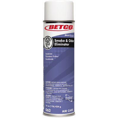 Betco BestScent Smoke/Odor Eliminator Aerosol, 12 / Carton, BET0622300