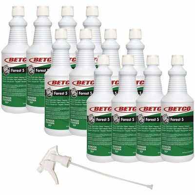 Betco Forest 5 Foaming Cleaner, Mint, 32 Oz, Straw, Pack Of 12 Bottles, 12 / Carton — view 1
