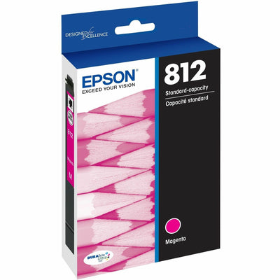 Epson DURABrite Ultra T812 Original Standard Yield Inkjet Ink Cartridge - Magenta -, EPST812320S