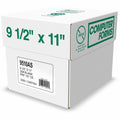 Domtar Continuous Paper, White, 9 1/2" x 11", 10 / Carton, DMR9510AS