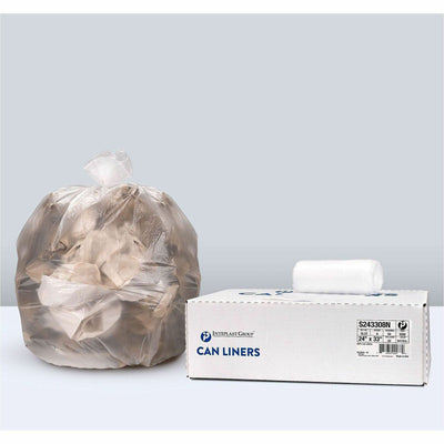 Inteplast Trash Bag, Brown, 1 Pack, IBSS243308N