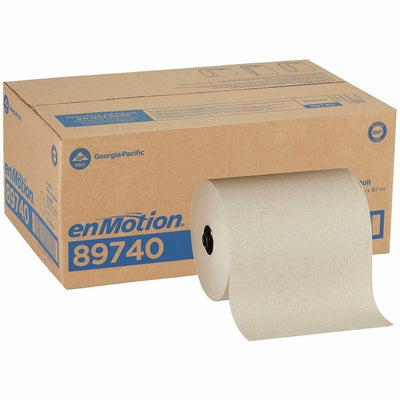 Georgia Pacific . enMotion Flex Recycled Paper Towel Rolls, Brown, 6 / Carton, GPC89740