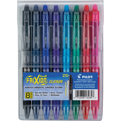 Pilot Erasable Gel Pens, 8 / Pack, PIL13285