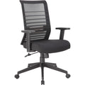 Lorell Horizontal Mesh High-Back Task Chair, Black, LLR00590