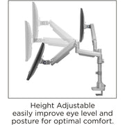 Lorell Mounting Arm for Monitor - Gray, 1 Each