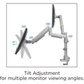 Lorell Mounting Arm for Monitor - Gray, LLR99803