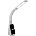 OttLite Purify LED Desk Lamp with Wireless Charging and Sanitizing, White, OTTSCNQC00S