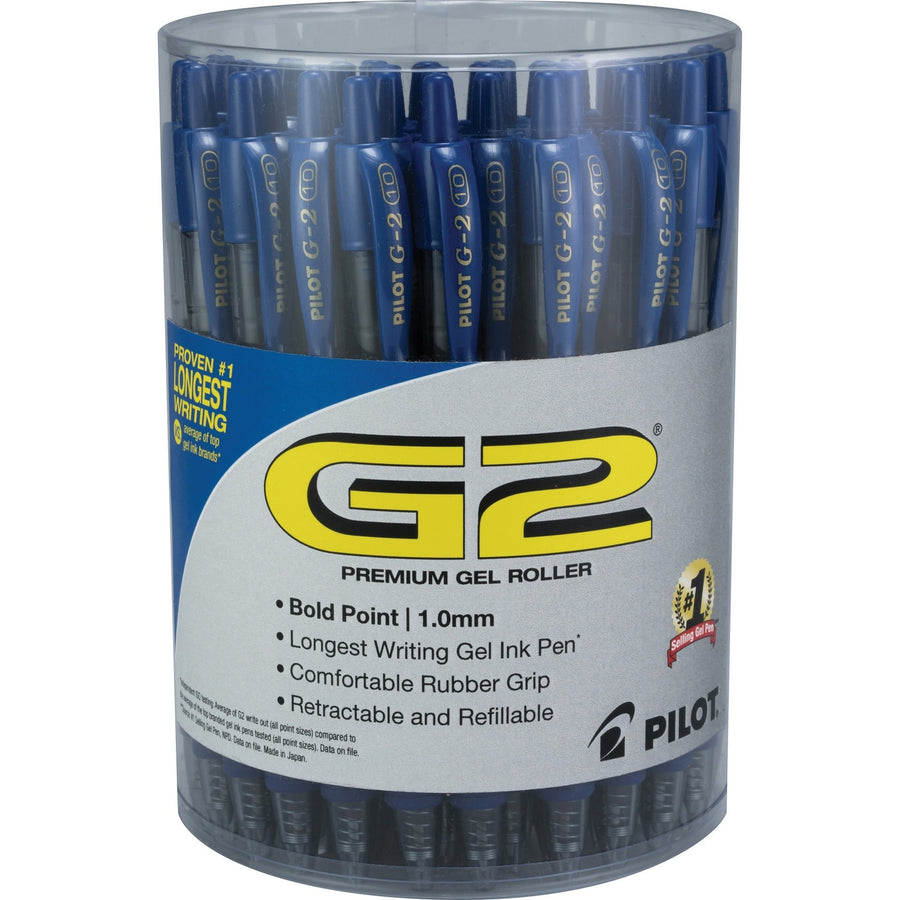 G2 1.0mm Gel Pens, 4.25" x 5.75", Blue, Fatigue-free, 36 / Pack, PIL84099