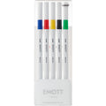 uni-ball uniball™ EMOTT Fine Line Marker Pens, 5 / Set, UBC24828