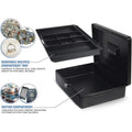 Carl Bill Tray Steel Security Cash Box, Black, CUI82012