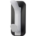 Lorell Magnetic Double Coat Hook, White, LLR02872