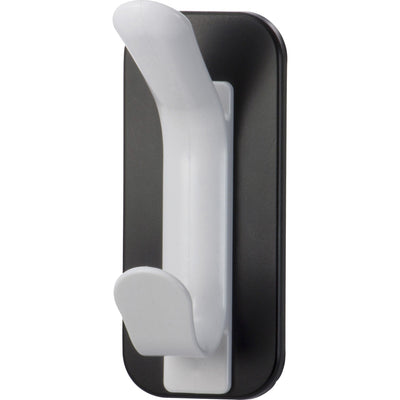 Lorell Magnetic Double Coat Hook, White, LLR02872