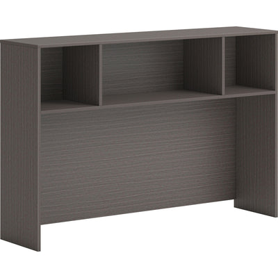 The HON Company HON Mod Slate Teak Laminate Desk Component, Gray, HONLDH60LS