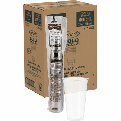 Dart Container Solo Ultra Clear 24 oz Cold Cups, 12 / Carton, SCCTD24