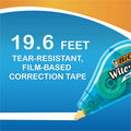 BIC Wite-Out Mini Correction Tape Pack, White, 1 Pack, BICWOTM11