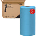 Kimberly-Clark Wypall General Clean X60 Multi-Task Cleaning Cloths, Blue, 1 Carton, KCC35411