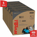 Kimberly-Clark Wypall Power Clean X80 Heavy Duty Cloths, Red, 1 Carton, KCC05930