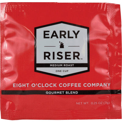 Eight O'Clock Coffee O'Clock Pod Early Riser Coffee, 200 / Carton, CFPCCFEOC1R