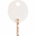 Sparco Oval Key Tags, White, 20 / Pack, SPR02886
