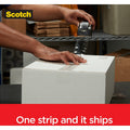 3M Scotch Box Lock Packaging Tape, Clear, 1 Roll, MMM3950RD