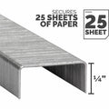 Fellowes 5000pk Half-Strip Standard Staples, Silver, 1 Pack, FEL5009501