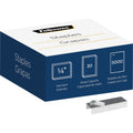 Fellowes 5000pk Half-Strip Standard Staples, Silver, 1 Pack, FEL5009501