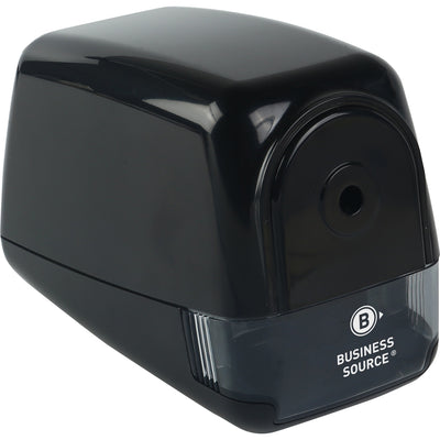 Business Source Electric Pencil Sharpener, Black, BSN02869
