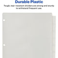 Avery Big Tab Insertable Plastic Dividers, Clear, 1 Set, AVE11836