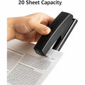 Business Source Half-strip Stapler, Black, BSN03197