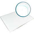 Floortex Viztex Glacier White Multi-Purpose Grid Glass Dry-Erase Board 24" x 36", FLRFCVGM2436WG