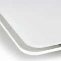 Floortex Viztex Glacier White Multi-Purpose Grid Glass Dry-Erase Board 24" x 36", FLRFCVGM2436WG