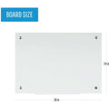 Bi-silque S.A MasterVision Dry-Erase Glass Board, BVCGL074407