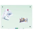 Bi-silque S.A MasterVision Magnetic Glass Dry Erase Board, BVCGL080107
