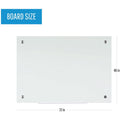 Bi-silque S.A MasterVision Magnetic Glass Dry Erase Board, BVCGL120107