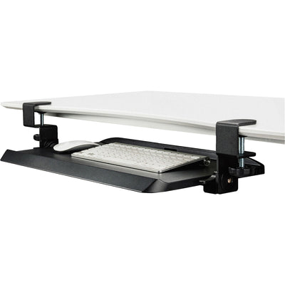 Kantek Clamp Mounted Tilting Keyboard Tray, Black, KTKKT165
