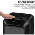 Fellowes LX180 Cross-cut Shredder, Black, FEL5501601