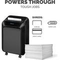 Fellowes LX180 Cross-cut Shredder, Black, FEL5501601