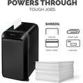 Fellowes Powershred LX190 Cross-cut Shredder, Black, FEL5501701