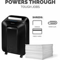 Fellowes Powershred LX170 100% Jam Proof Cross-cut Shredder, Black, FEL5501401