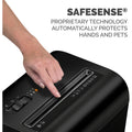 Fellowes Powershred LX65 Cross-cut Shredder, Black, FEL4400301