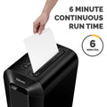 Fellowes Powershred LX65 Cross-cut Shredder, Black, FEL4400301