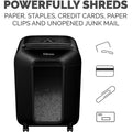 Fellowes Powershred LX85 Cross-cut Shredder, Black, FEL4400401